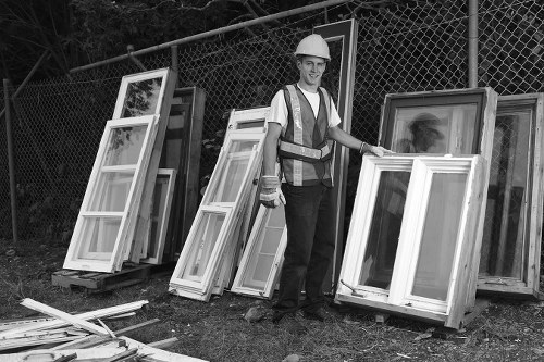 Professional flat clearance team at work in Brimsdown