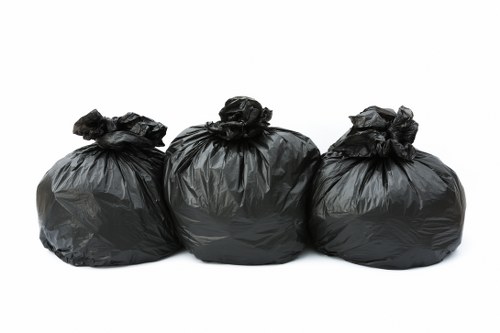 Recycling process during office clearance