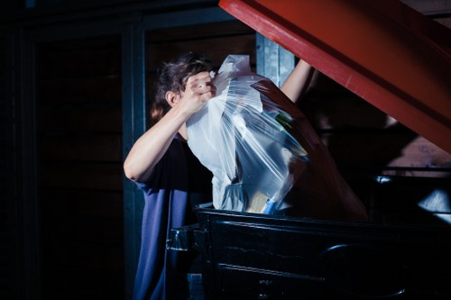 Professional home clearance service in action